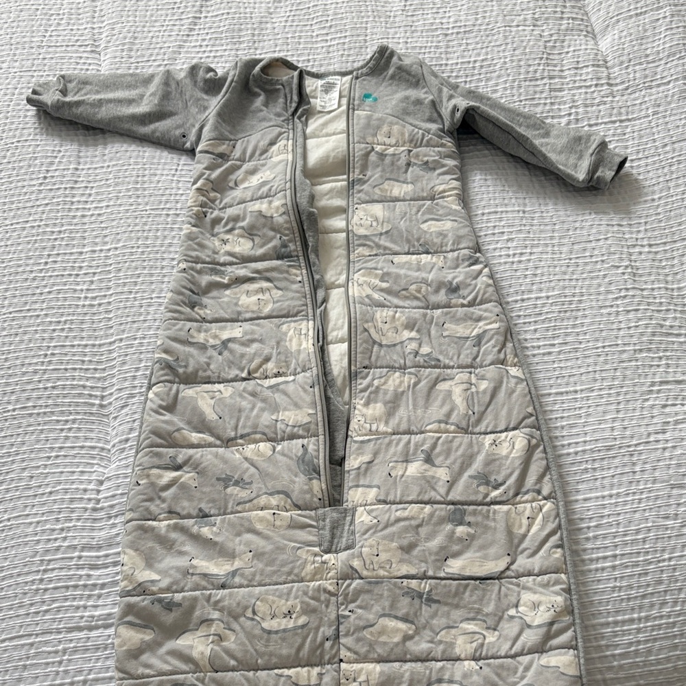 Love to Dream Gray Kids Sleeping Bag Coat for Cold Weather
